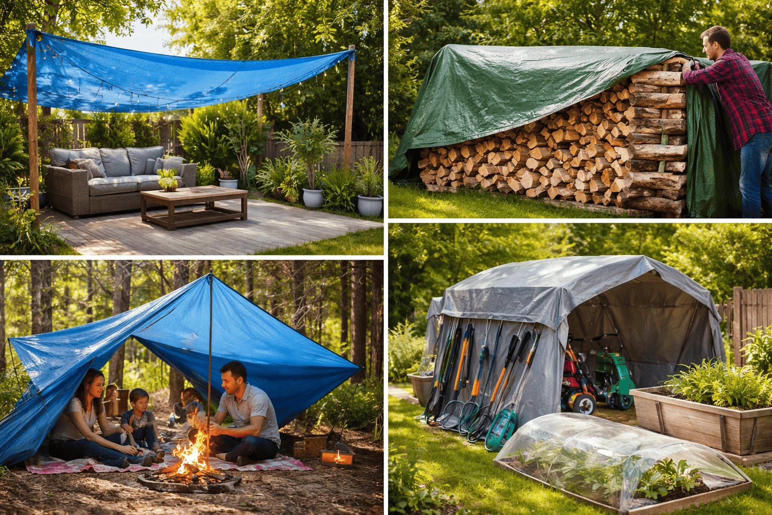 Creative Ways to Use Tarpaulins at Home and Outdoors